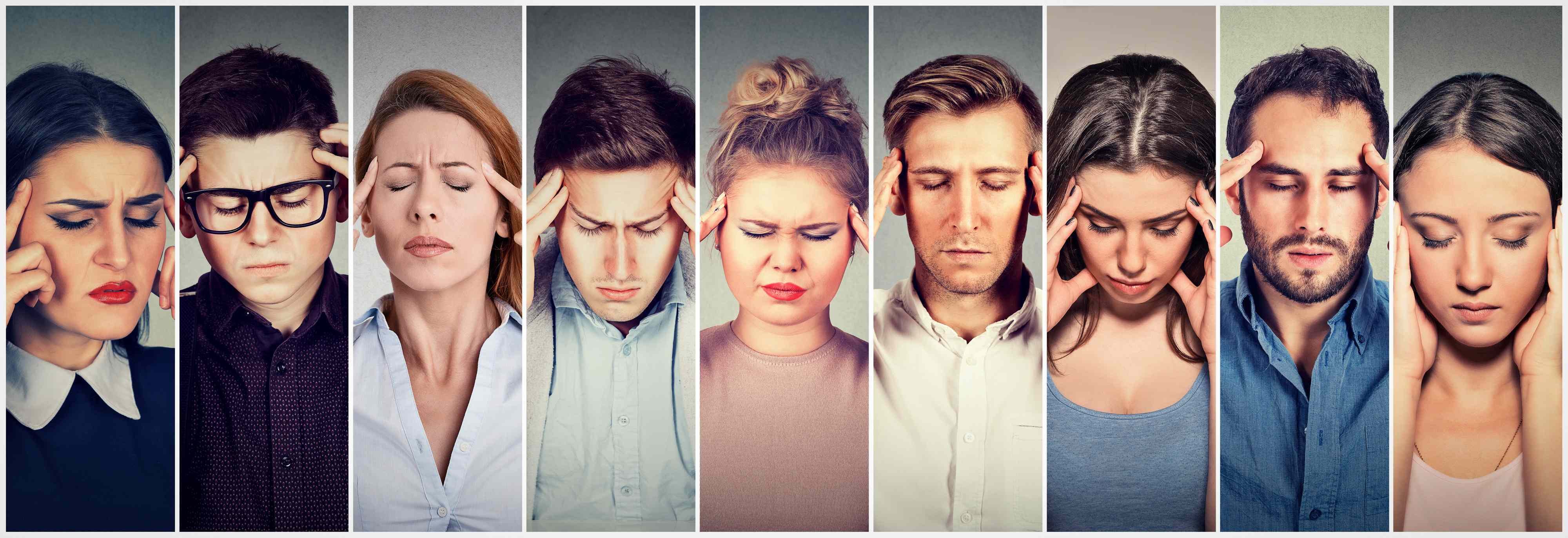 People with headaches