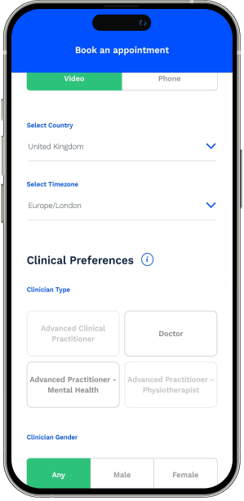 DCA App - Appointment Preferences