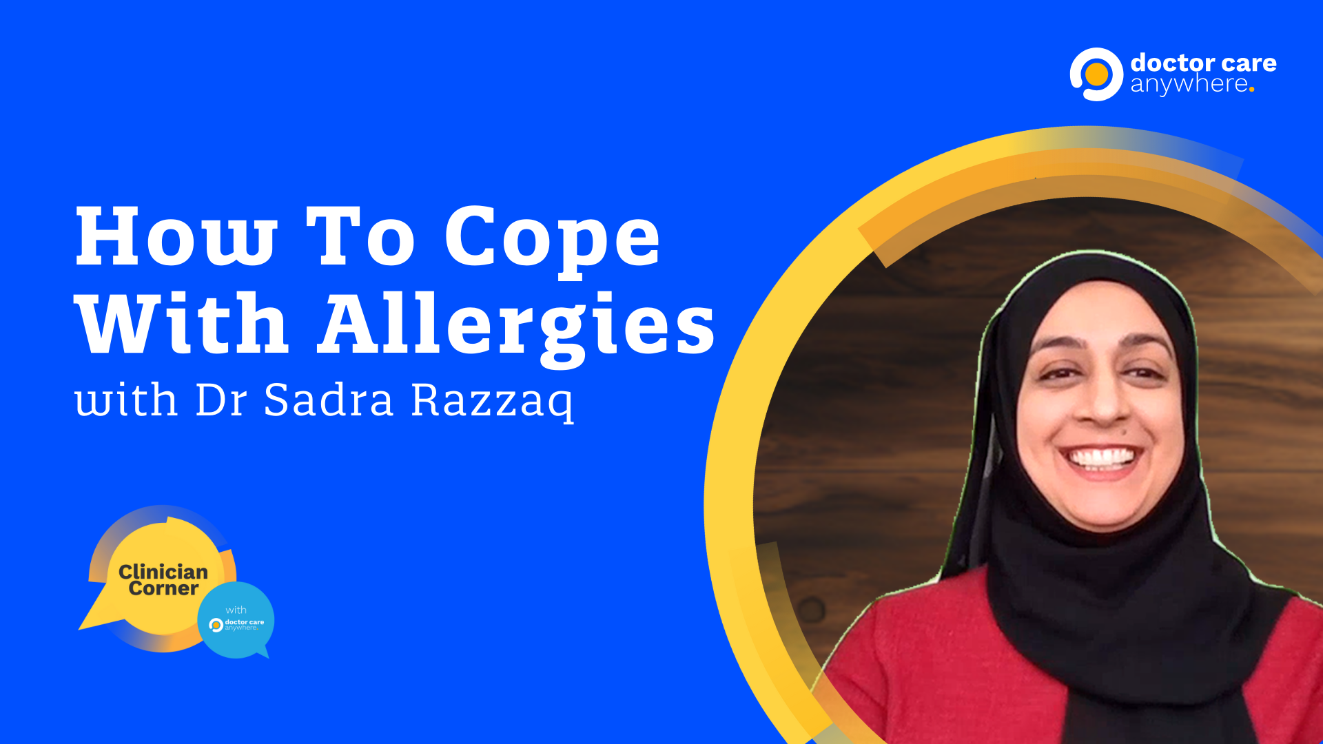 YT Thumbnail - How to Cope with Allergies (Sadra Razzaq)