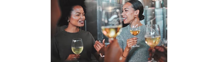 people drinking wine