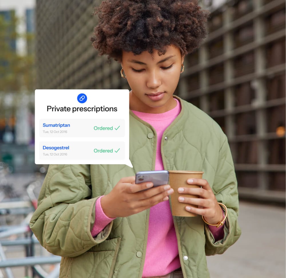 Women on phone